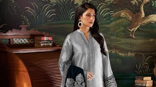 Zainab Chottani Embroidery Dress Fabric Maysori Shawl Velvet Formal amp Party Wear Collection [upl. by Corsiglia]