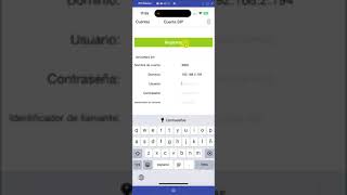 Configurar app zoiper en IOS Iphone [upl. by Niveb484]