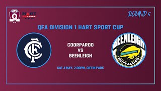 Coorparoo vs Beenleigh Mens Div 1 AFL [upl. by Joshia]