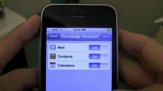 iPhone Zimbra Setup [upl. by Jobyna]