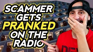 Scammer Gets Pranked On the Radio [upl. by Faunie916]