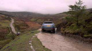 2014 Range Rover Evoque 9speed auto tackles North Wales mountain [upl. by Alyson]