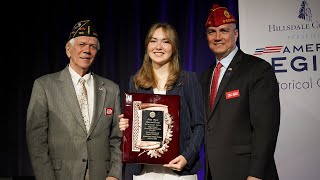 Washington student wins 2024 American Legion National Oratorical Contest [upl. by Declan343]