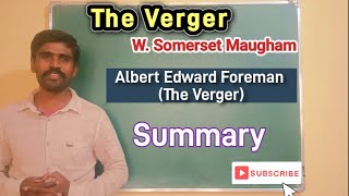 The Verger Summary  1st Sem BCOM  The Verger by W Somerset Maugham  ENGLISH  SEP SYLLABUS [upl. by Geraldine]