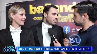 Angelo Madonia fuori da quotBallando con le Stellequot  La Volta Buona 26112024 [upl. by Aldin]