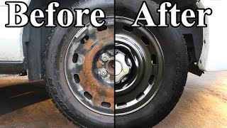 How to Paint the Wheels on your Car [upl. by Aihcropal]