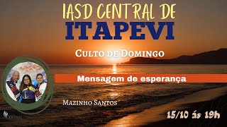 Culto de Domingo  Central Itapevi  151023 [upl. by Aland397]