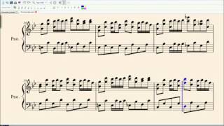 Flowering Night Piano Version Sakuyas Theme Sheet Music [upl. by Kendyl]