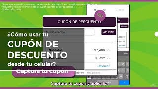 Cupón de descuento desde tu celular [upl. by Erasmo717]