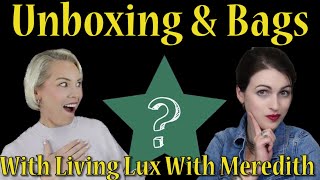 Bags and Unboxing with Living Lux With Meredith Collab Part 2 [upl. by Eilram]