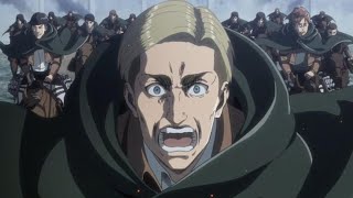 Erwin Smith last speech  English dubbed  Attack on Titan [upl. by Piks3]