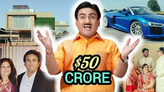 DILIP JOSHI JETHALAL LIFESTYLE 2024  HOUSE NET WORTH INCOME FAMILY CARS [upl. by Adyahs]