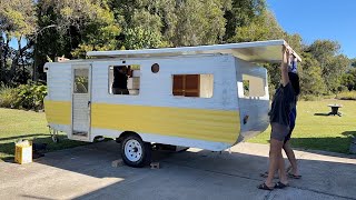 Restoring the pop top on our Vintage Caravan  Viscount Caravan Renovation Ep 6 [upl. by Teferi981]