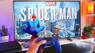 SpiderMan PS4 POV Gameplay Unboxing Test Marvels Spider Man [upl. by Ier57]