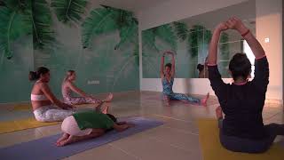 Family Yoga  Beginners Yoga class for all ages [upl. by Sumer]