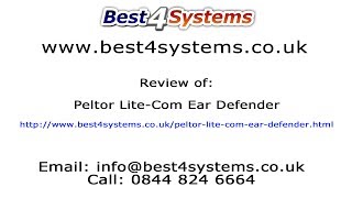 Peltor Lite Com Ear Defender [upl. by Huxham]