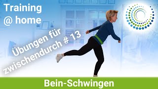 Übung für Zwischendurch 13  Beinschwingen  Training  home MitMir [upl. by Aidroc75]