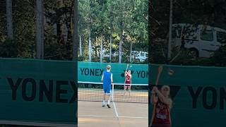 Tennis Pointer vs Babolat Pure Drive Adult Grip 1 Tennis Practice 🎾 ​⁠ tennispointer [upl. by Akirdnas]