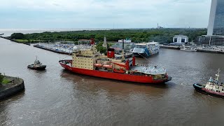 Inicia la Campaña Antártica de Verano con la zarpada del rompehielos Irízar [upl. by Anet746]