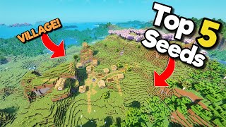 Top 5 VILLAGE SEEDS for Minecraft 1211 Best Minecraft Tricky Trials Seeds [upl. by Bagley576]