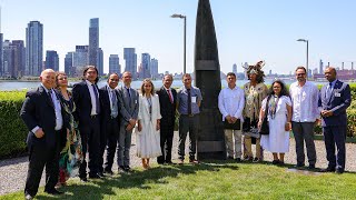 Inauguración Monumento Kusikawsay en el Jardín de las Esculturas de la sede de las Naciones Unidas [upl. by Hoffmann]