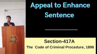 sec 417A of the crpc  appeal against inadequite sentence [upl. by Linc]