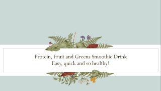 Protein Drinks  so quick and easy using pantry ingredients [upl. by Latona352]