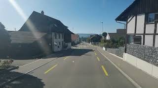 Drive from Fehraltdorf ZH to Regensdorf ZH in Switzerland Part 1 with Actros 1853 20240411 [upl. by Iiette699]