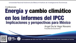 Presentación de la ponencia quotEnergía y cambio climático en los informes del IPCC [upl. by Noah854]