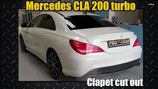 Mercedes CLA 200 turbo clapetvalve cut out et suppression intermédiaire Proinox Mantes [upl. by Debo]