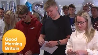 Students Open Their GCSE Results Live on Air  Good Morning Britain [upl. by Garate]