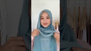 SHAWL Tutorial  Cara Pakai Tudung Shawl Simple With Glasses [upl. by Morgenthaler746]