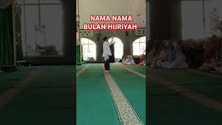 Nama nama bulan Hijriyah ustd Yayan shortvideo videoshort funny lucu [upl. by Telrats]