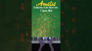 Amélie Soundtrack  Comptine d’un autre été Laprès midi auraharmonix shorts piano amélie [upl. by Odla324]