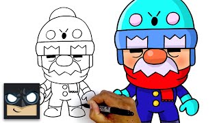 How To Draw Gale ❄️ NEW Brawl Stars [upl. by Icrad]