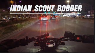 INDIAN SCOUT BOBBER  Ride back home  RAW SOUND  2024 [upl. by Lehcin]