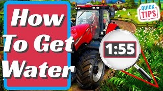 Farming Simulator 22  How To Get Water For Green House Or Animals [upl. by Acinorehs]