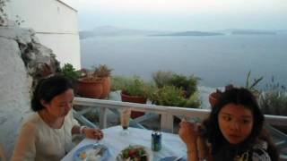 Thalami restaurant santorini greek cuisine santorini  wwwthalamirestaurantgr [upl. by Ibur]