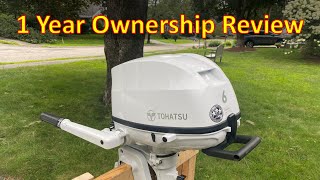 Tohatsu 6 HP 1 Year Ownership Review 2022 Model Likes amp Dislikes [upl. by Zannini]