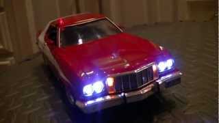 Starsky and Hutch Ford Torino 118 Scale with Lights and 4Tone Siren  Car Number Three [upl. by Lau]