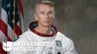 Gene Cernan el último hombre que pisó la Luna muere a los 82 años de edad [upl. by Ecienaj]