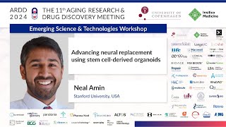 Neal Amin at ARDD2024 Advancing neural replacement using stem cellderived organoids [upl. by Kissee]