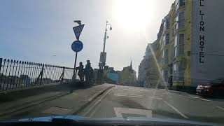 Driving in Tenby Tenby Wales 14 March 2022 [upl. by Priscella544]