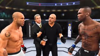 Wanderlei Silva vs Israel Adesanya FULL FIGHT  UFC 4 AI Simulation [upl. by Aohsoj]