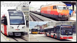 Frauenfeld Railways Station Switzerland  Bahnhof Frauenfeld Kanton Thurgau Schweiz [upl. by Amlez]