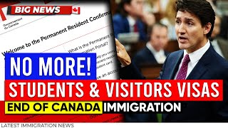 Canada Immigration  Big BREAKING Updates for quotStudents amp Visitorsquot  IRCC New Update [upl. by Garrot]