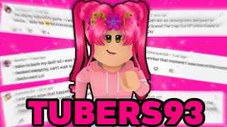 😱 TUBERS93 IS FAKE roblox hacker drama [upl. by Assi]