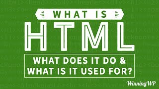 What is HTML What Does It Do And What Is It Used For [upl. by Berey]