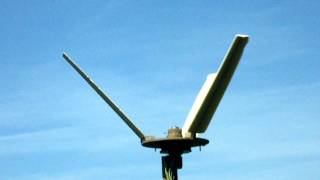 Experimental V rotor vertical axis wind turbine [upl. by Bein127]