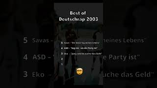 Top 5 Deutschrap 2003 – Die größten Hits des Jahres die jeder kennen muss [upl. by Nomyaw976]